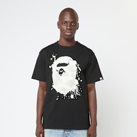 A Bathing Ape City Camo Painting Ape Head Tee zwart
