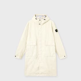 Stone Island Long Parka ivory Undefined Color