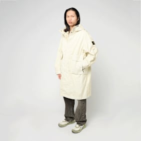 Stone Island Long Parka ivory Undefined Color