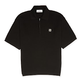 Stone Island Shortsleeve Polo black