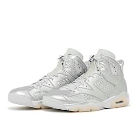 Jordan x PSG Air Jordan 6 Retro "Metallic Silver" zilver