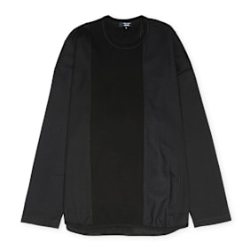 Comme des Garcons Homme T-Shirt aus Baumwolle schwarz