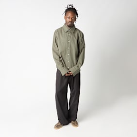 _J.L-A.L_ Triple Collar Shirt groen