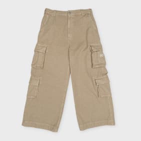 ERL Unisex Cargo Pants Woven beige