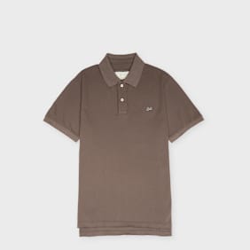 ERL Unisex Polo Tee Knit braun