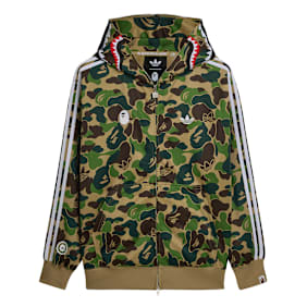 adidas Originals x Bape Track Shark Hoodie camouflage