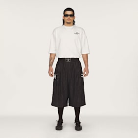adidas Originals x Willy Chavarria Pinstripe Short zwart