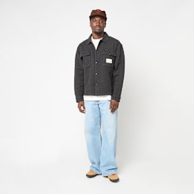 Brain Dead Waffle Button Front Shirt schwarz