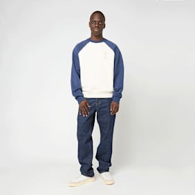 AMI PARIS Boxy Fit Crewneck ADC Knitted Patch beige