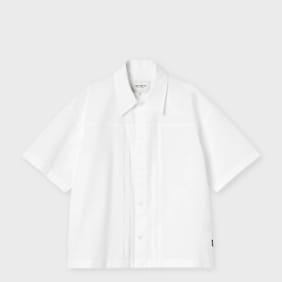 Carhartt WIP Wmns Short Sleeve Belmont Shirt white