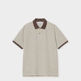 Carhartt WIP S/S Dion Polo Waffle beige