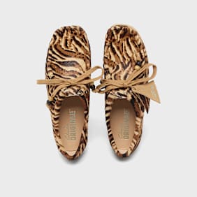 Clarks Wmns Wallabee "Tiger Print" bruin
