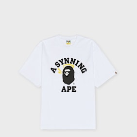A Bathing Ape x Spotify x Central Cee College Tee white
