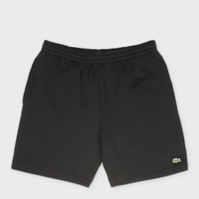 Lacoste Regular Fit-Shorts aus Fleece schwarz