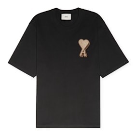 AMI PARIS T-Shirt Patch schwarz