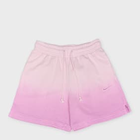 Nike   Wmns Phoenix Fleece Mid-Rise Dip Shorts lichtroze