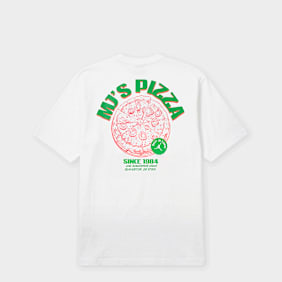 Jordan Pizza Graphic Crewneck T-Shirt white