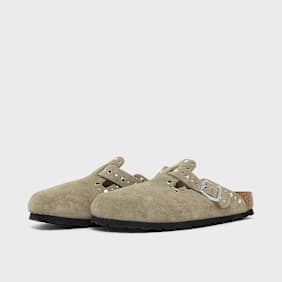 Birkenstock Boston Rivet LEVE (narrow) grau