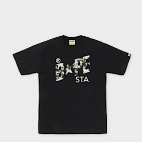 A Bathing Ape Sta Over Print 1st Camo Bape Sta Tee schwarz