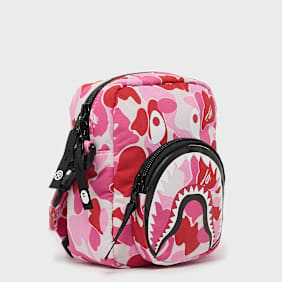 A Bathing Ape ABC Camo Shark Mini Bag M camouflage