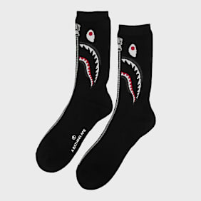 A Bathing Ape Shark Jacquard Socks black