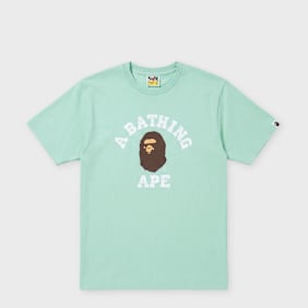A Bathing Ape College Tee M green