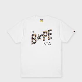 A Bathing Ape 1st Camo Bape Sta Tee M white Undefined Color