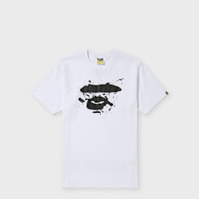 A Bathing Ape Graffiti Ape Face Tee wit