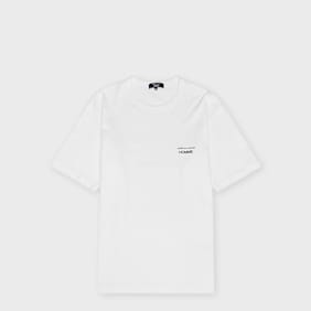 Comme des Garcons Homme TEE-SHIRT graphite sombre/black white