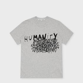 Comme des Garcons Shirt TEE-SHIRT graphite sombre/black grey
