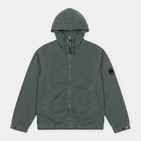 C. P. Company Micro-Reps Hooded Lens Jacket grey