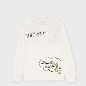 HUMAN MADE Graphic L/S T-Shirt Weiss