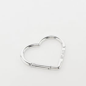 HUMAN MADE Heart Carabiner silver