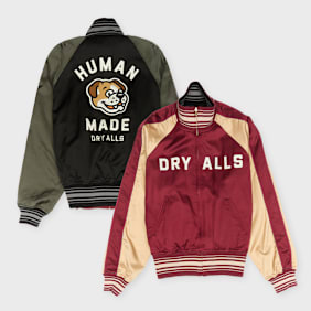 HUMAN MADE Reversible Satin Jacket rood