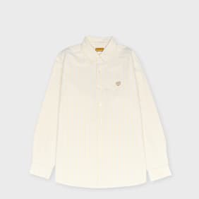 HUMAN MADE Stripe OX B.D Shirt gelb