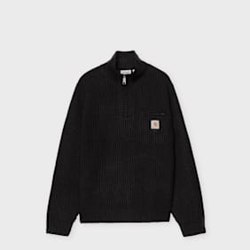 Carhartt WIP Detroit Half Zip Sweater black