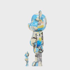 Medicom Bearbrick Jean Michel Basquiat #12 400% & 100% multi-colour