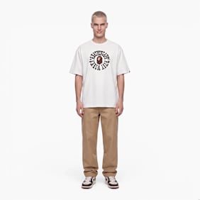 A Bathing Ape Busy Works Logo Relaxed Fit Tee weiß