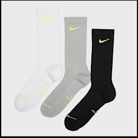Nike Everyday Elevated Crew Socks 3 Pack black