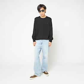 AMI PARIS Crewneck Sweater With ADC black
