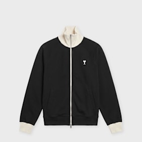 AMI PARIS Zipped Jacket ADC Embroidery schwarz