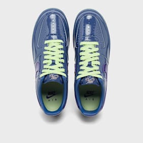 Nike Air Force 1 Low Patent Leather "Mystic Navy" blau