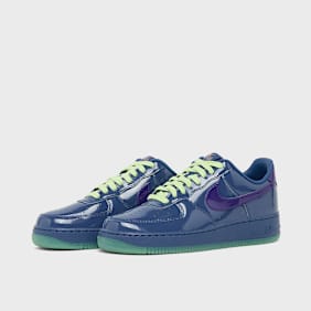 Nike Wmns Air Force 1 Low Patent Leather "Mystic Navy" blau