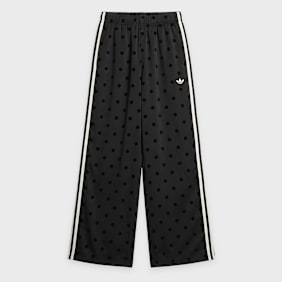 adidas Originals Satin Polka Dots Wide Leg Pant black