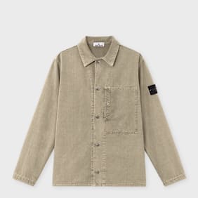 Stone Island Shirts military green beige