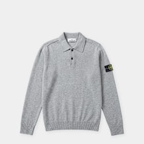 Stone Island LS Polo grey