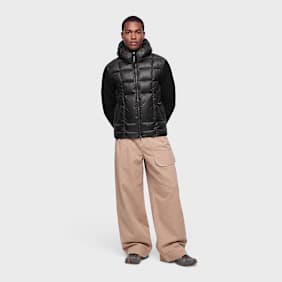 C. P. Company Knitwear Jacket In Merino Wool Extrafine black