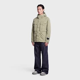C. P. Company Outerwear Medium Jacket In Micro Kei beige
