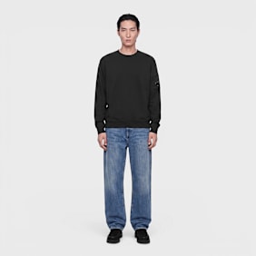 C. P. Company 30/2 Mercerized Jersey Twisted Longsleeve black