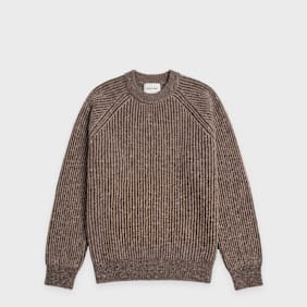 Wood Wood Sylvester Crew Neck brown